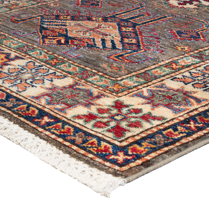 Tapis de couloir Tapis Ziegler - Kazak - 308 x 80 cm - beige foncé