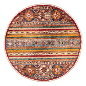 Tapis Ziegler - Shal ronde  - 123 x 115 cm - multicolore