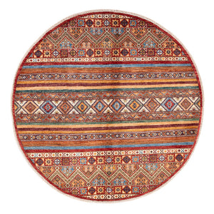Tapis Ziegler - Shal ronde  - 137 x 145 cm - multicolore