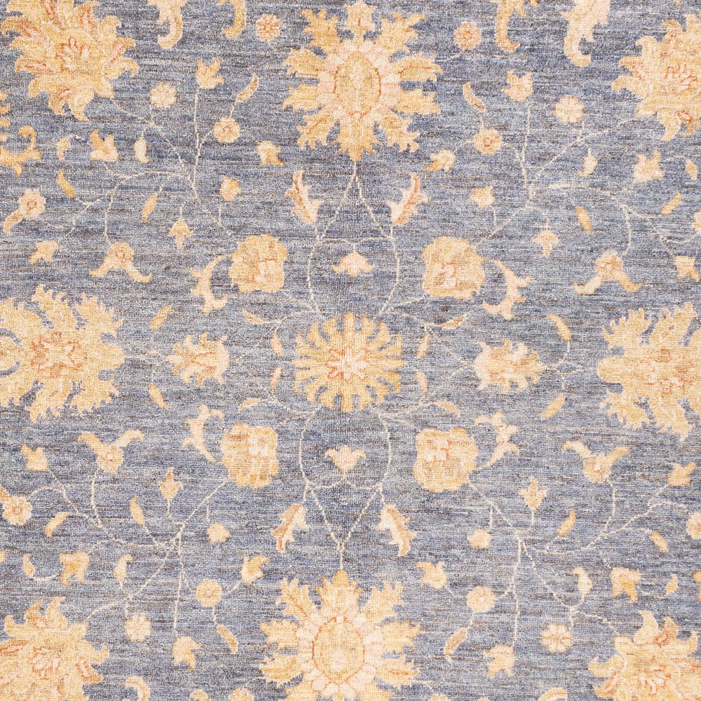 Tapis Ziegler ronde  - 247 x 248 cm - bleu pétrole