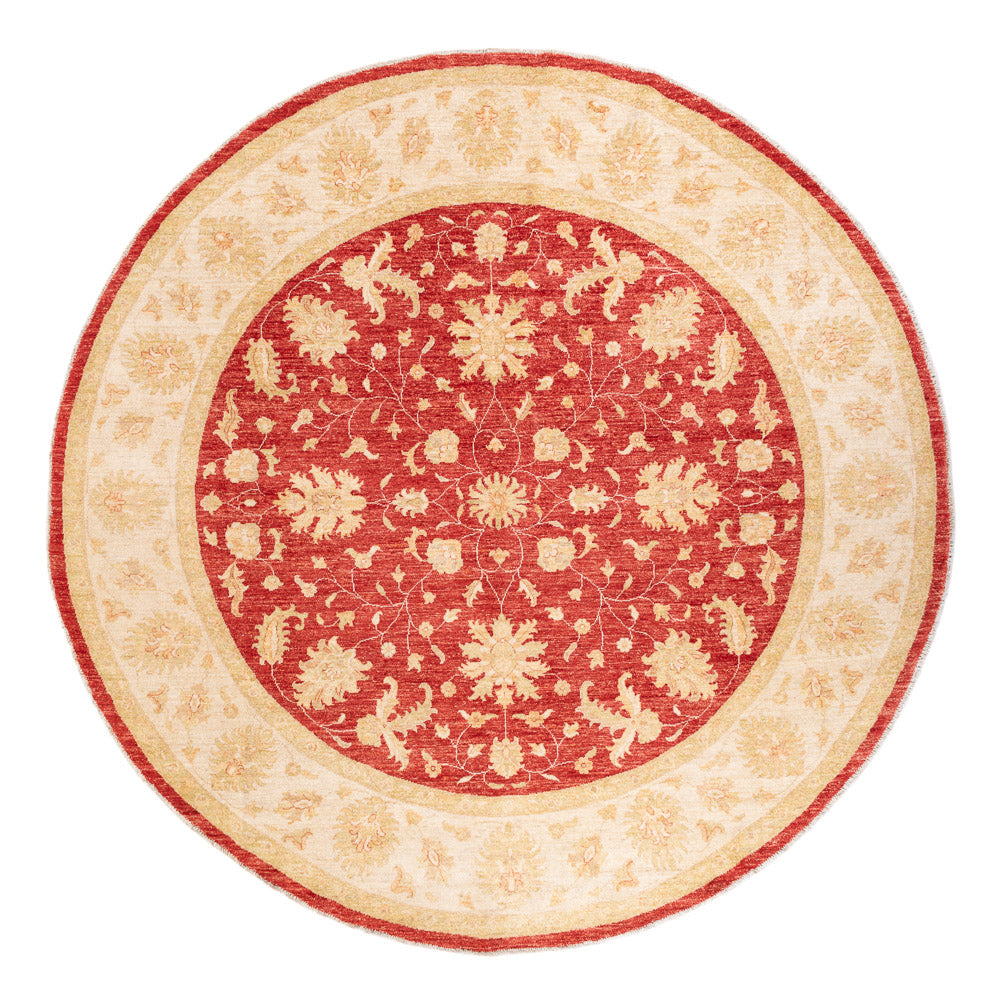 Tapis Ziegler ronde  - 247 x 247 cm - rouge