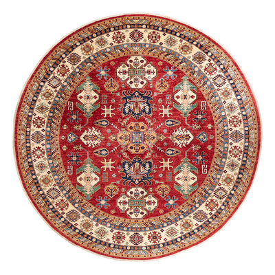 Tapis Ziegler - Kazak ronde  - 306 x 306 cm - multicolore