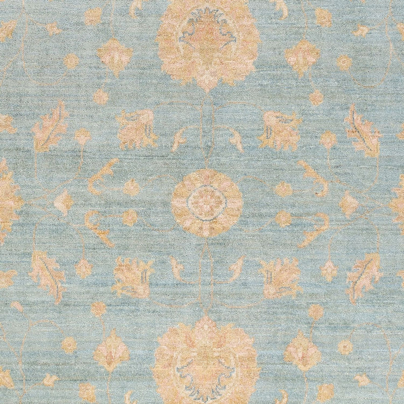 Tapis Ziegler - Ariana - 241 x 171 cm - bleu pétrole