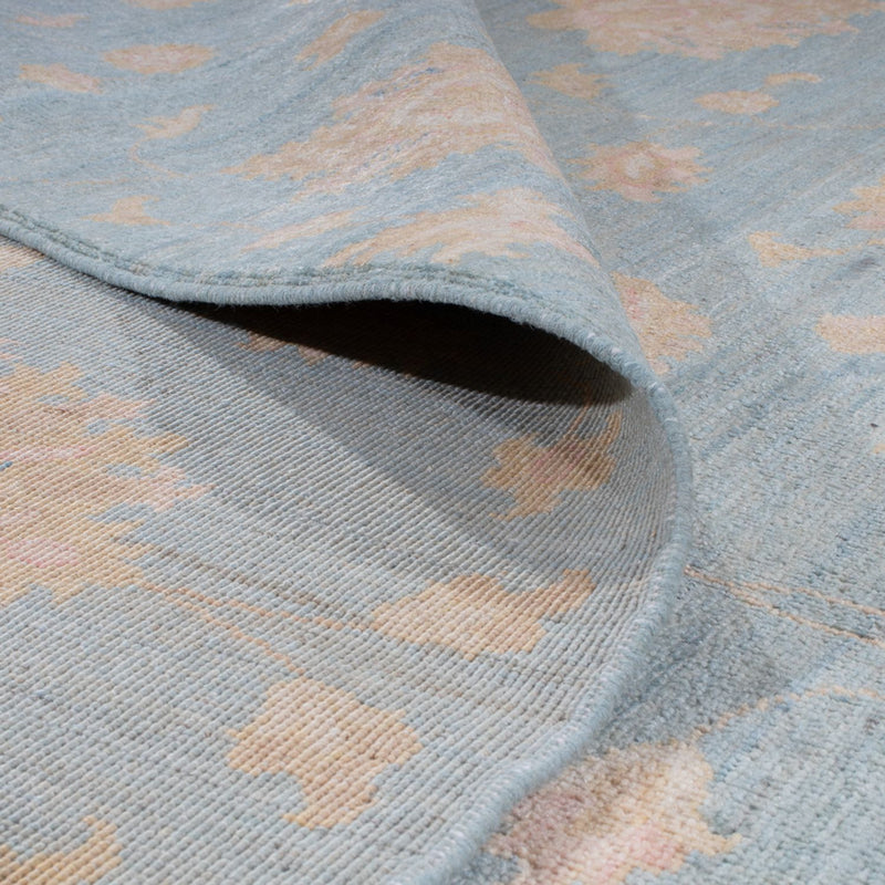Tapis Ziegler - Ariana - 241 x 171 cm - bleu pétrole
