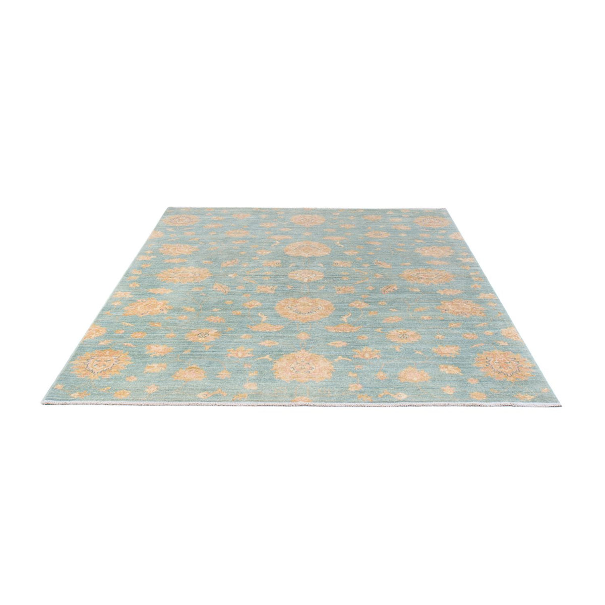 Tapis Ziegler - Ariana - 241 x 171 cm - bleu pétrole