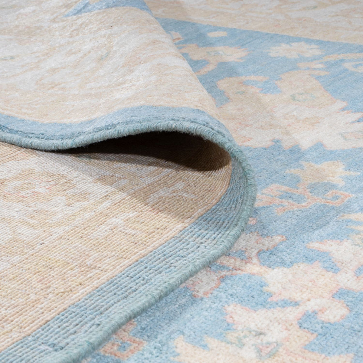 Tapis Ziegler - 240 x 178 cm - bleu