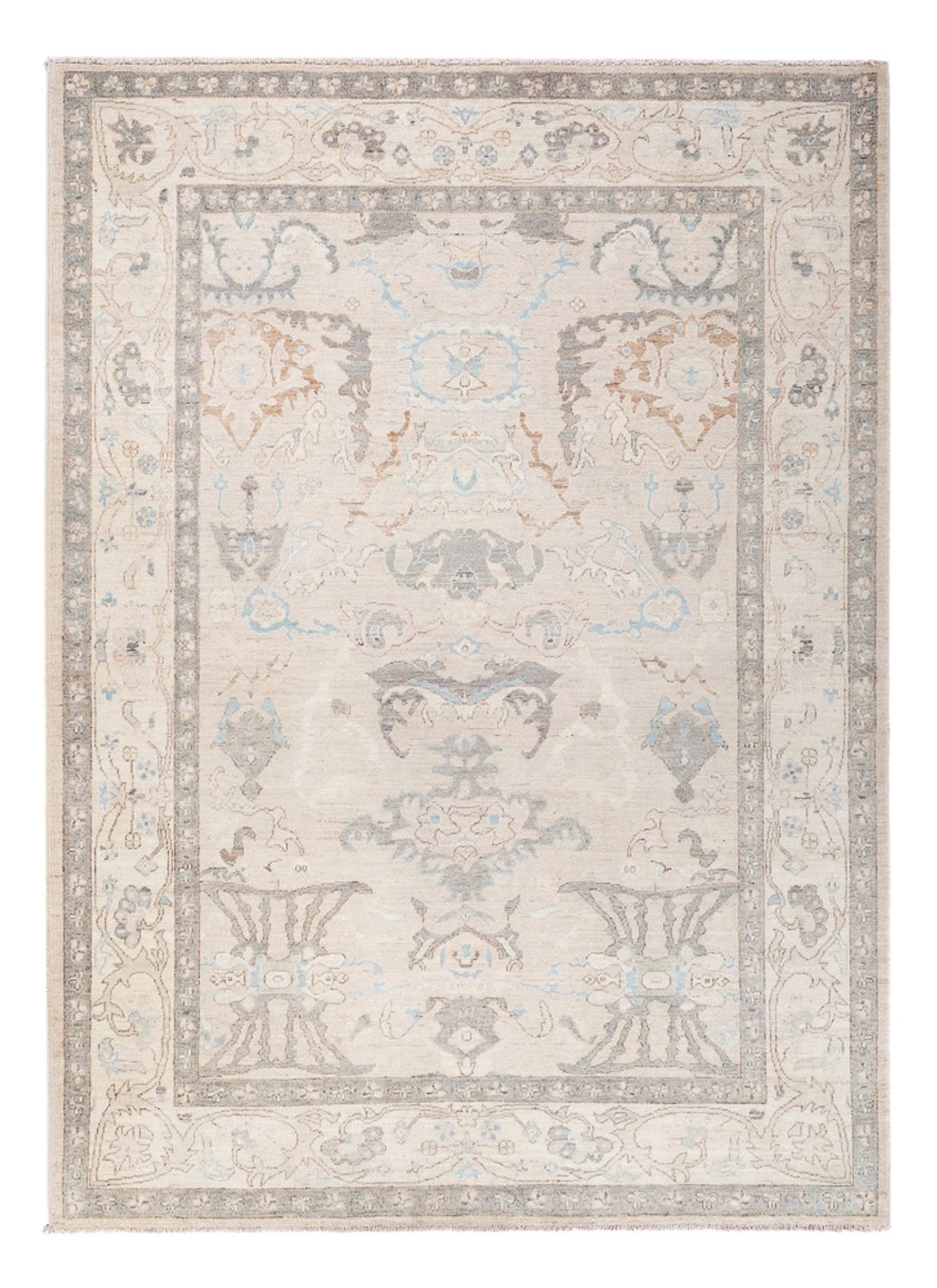 Tapis Ziegler - Usak - 236 x 176 cm - gris clair