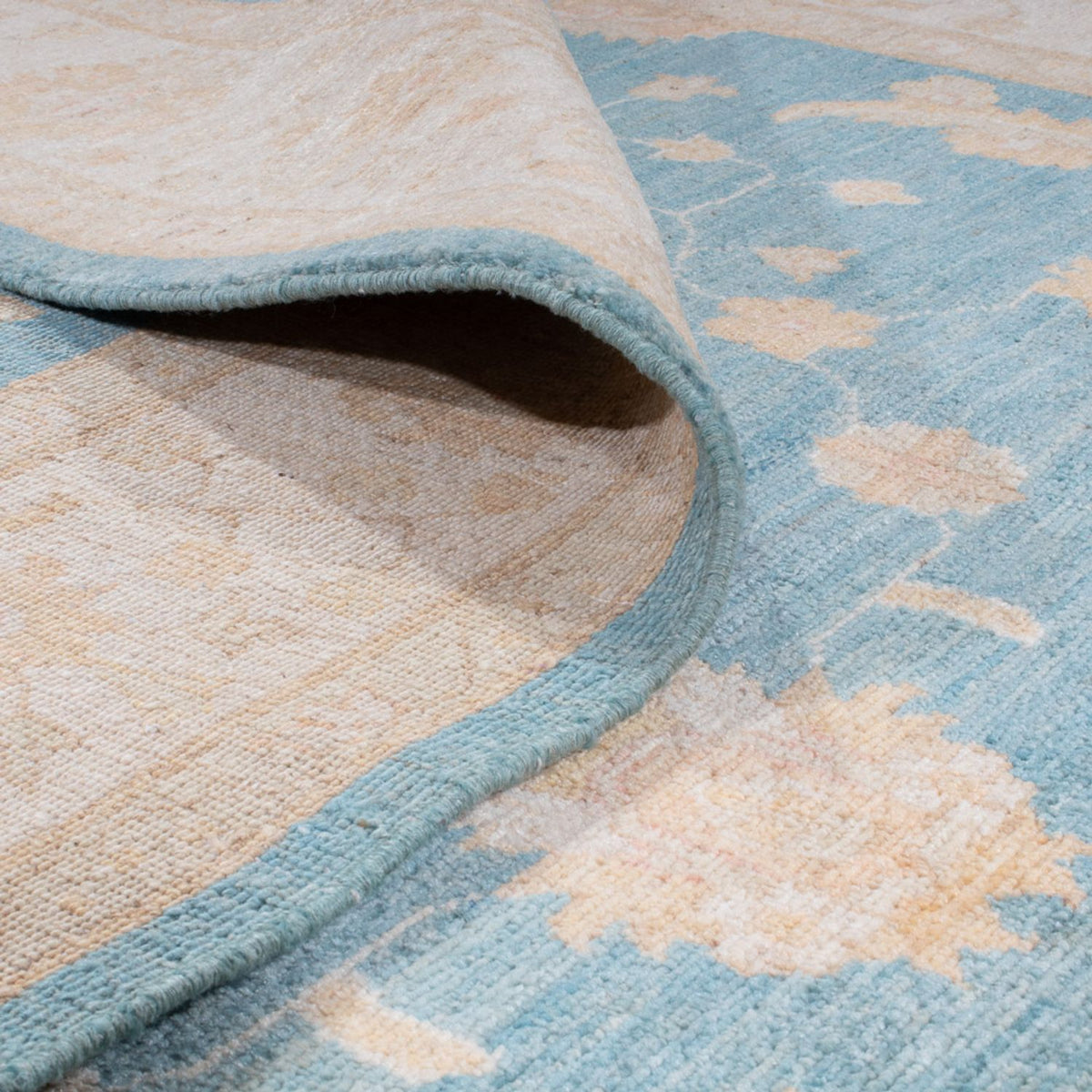 Tapis Ziegler - 243 x 173 cm - bleu