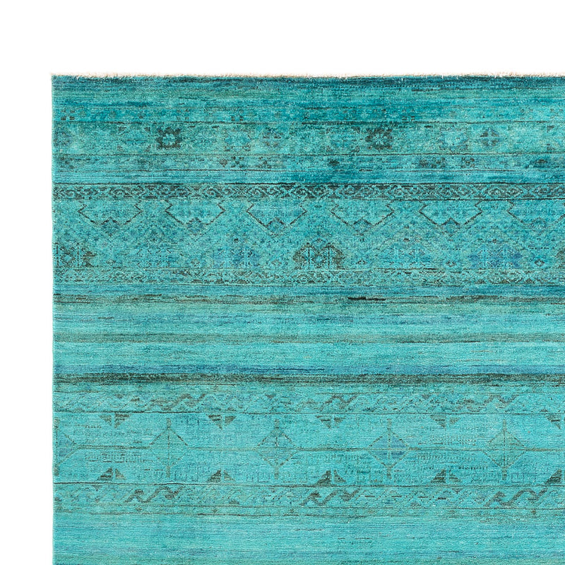 Tapis Ziegler - Moderne - Vintage/Overdyed - 248 x 202 cm - turquoise
