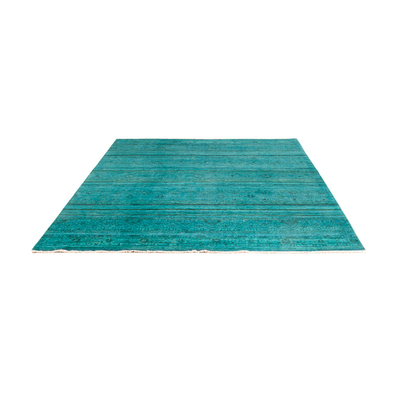 Tapis Ziegler - Moderne - Vintage/Overdyed - 248 x 202 cm - turquoise