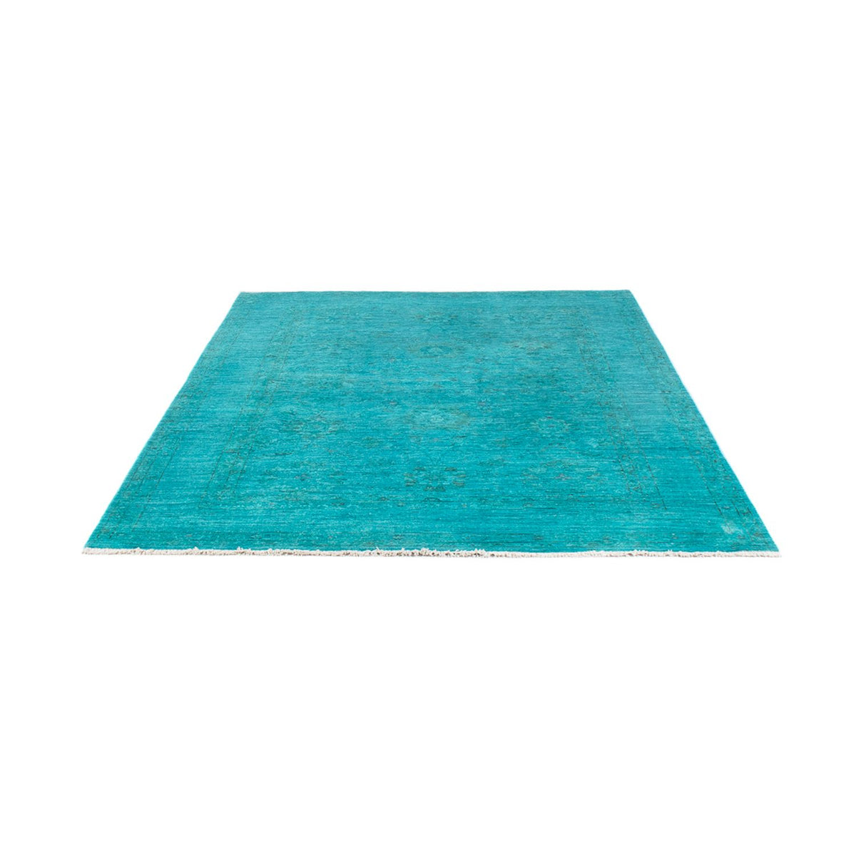 Tapis Ziegler - Moderne - Vintage/Overdyed - 249 x 171 cm - turquoise
