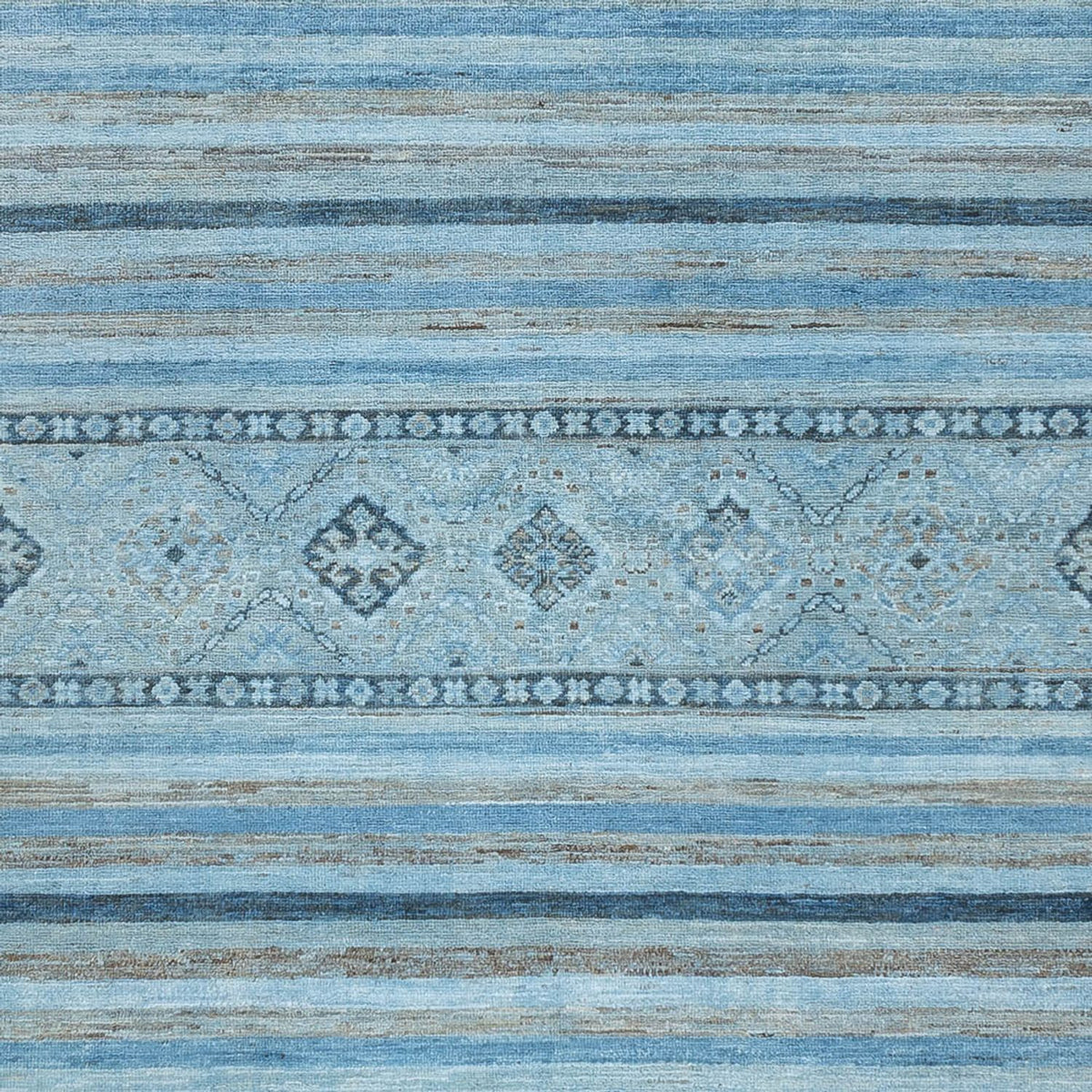 Tapis Ziegler - Moderne - 241 x 170 cm - bleu de mer
