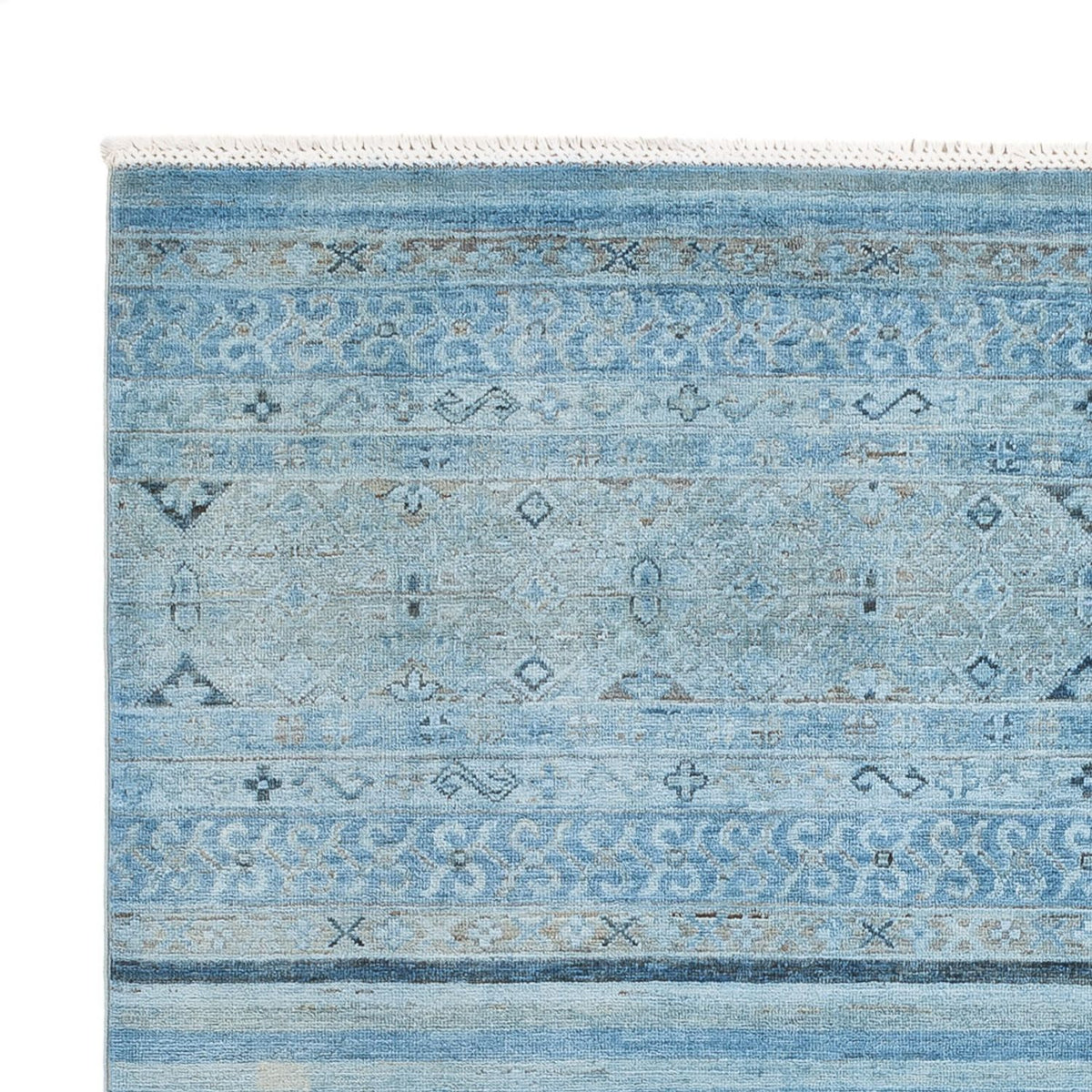 Tapis Ziegler - Moderne - 241 x 170 cm - bleu de mer