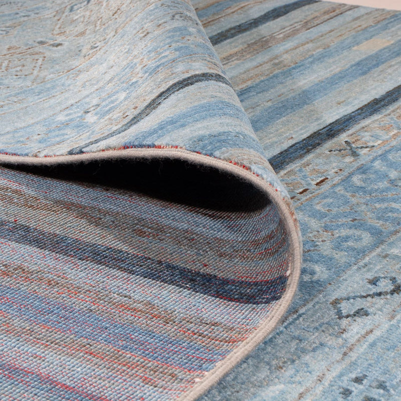 Tapis Ziegler - Moderne - 241 x 170 cm - bleu de mer