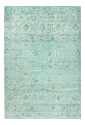 Tapis Ziegler - Moderne - 237 x 164 cm - turquoise