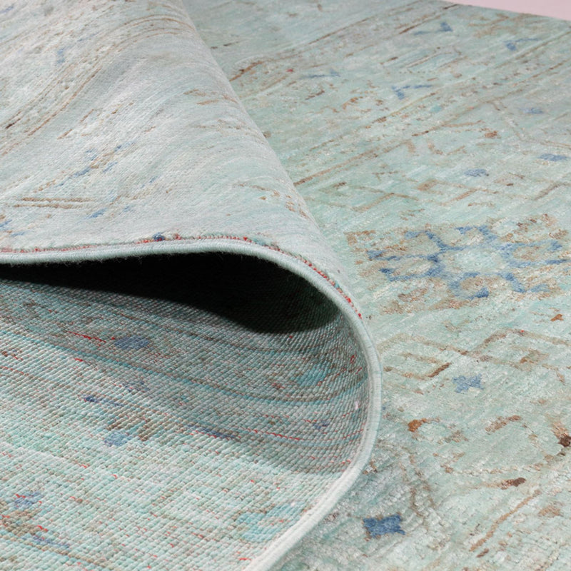 Tapis Ziegler - Moderne - 237 x 164 cm - turquoise