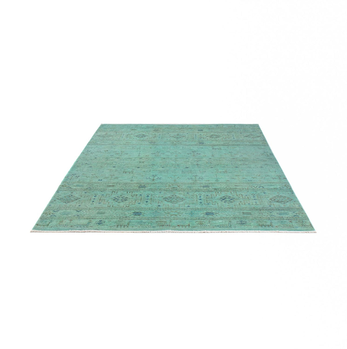 Tapis Ziegler - Moderne - 237 x 164 cm - turquoise