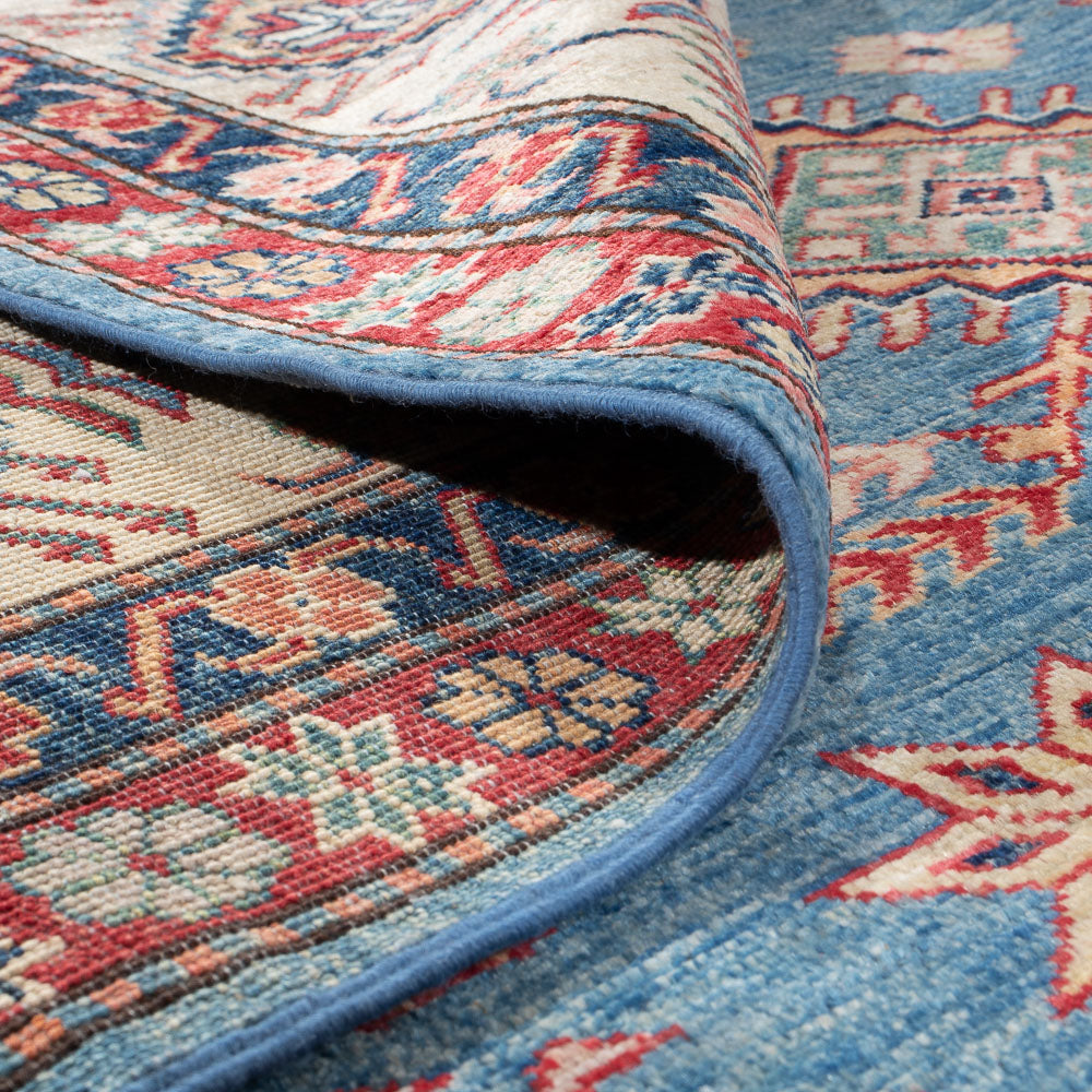 Tapis Ziegler - Kazak - 300 x 244 cm - bleu clair