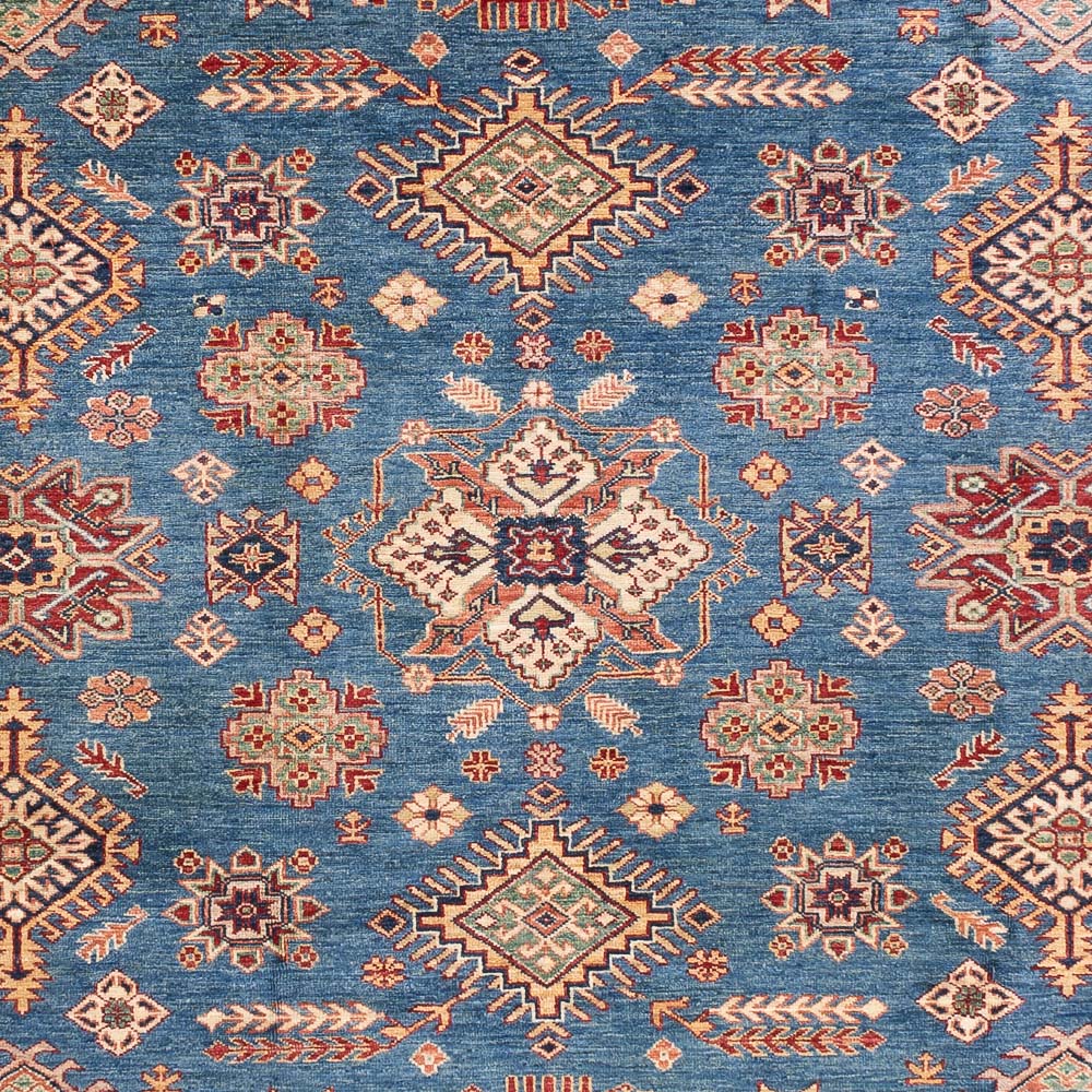 Tapis Ziegler - Kazak - 304 x 249 cm - bleu