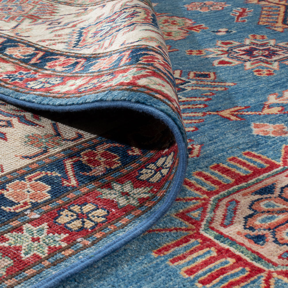 Tapis Ziegler - Kazak - 304 x 249 cm - bleu