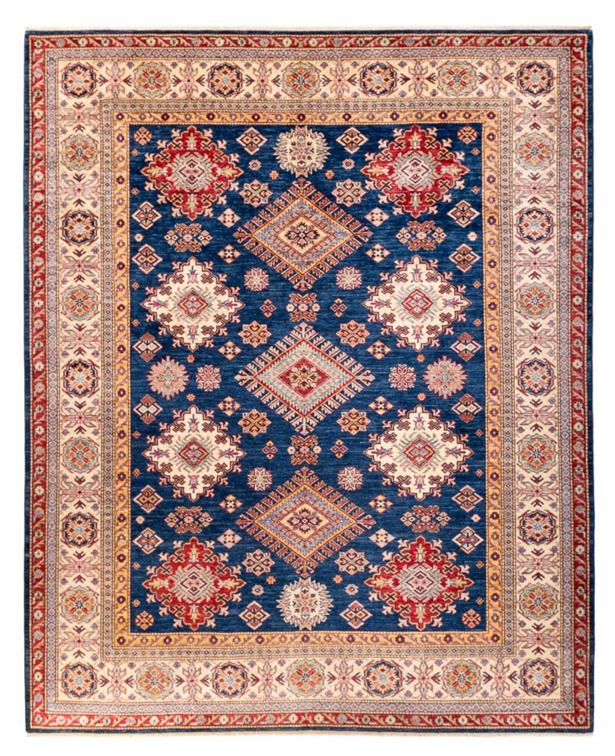 Tapis Ziegler - Kazak - 297 x 244 cm - bleu foncé