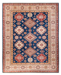Tapis Ziegler - Kazak - 297 x 244 cm - bleu foncé