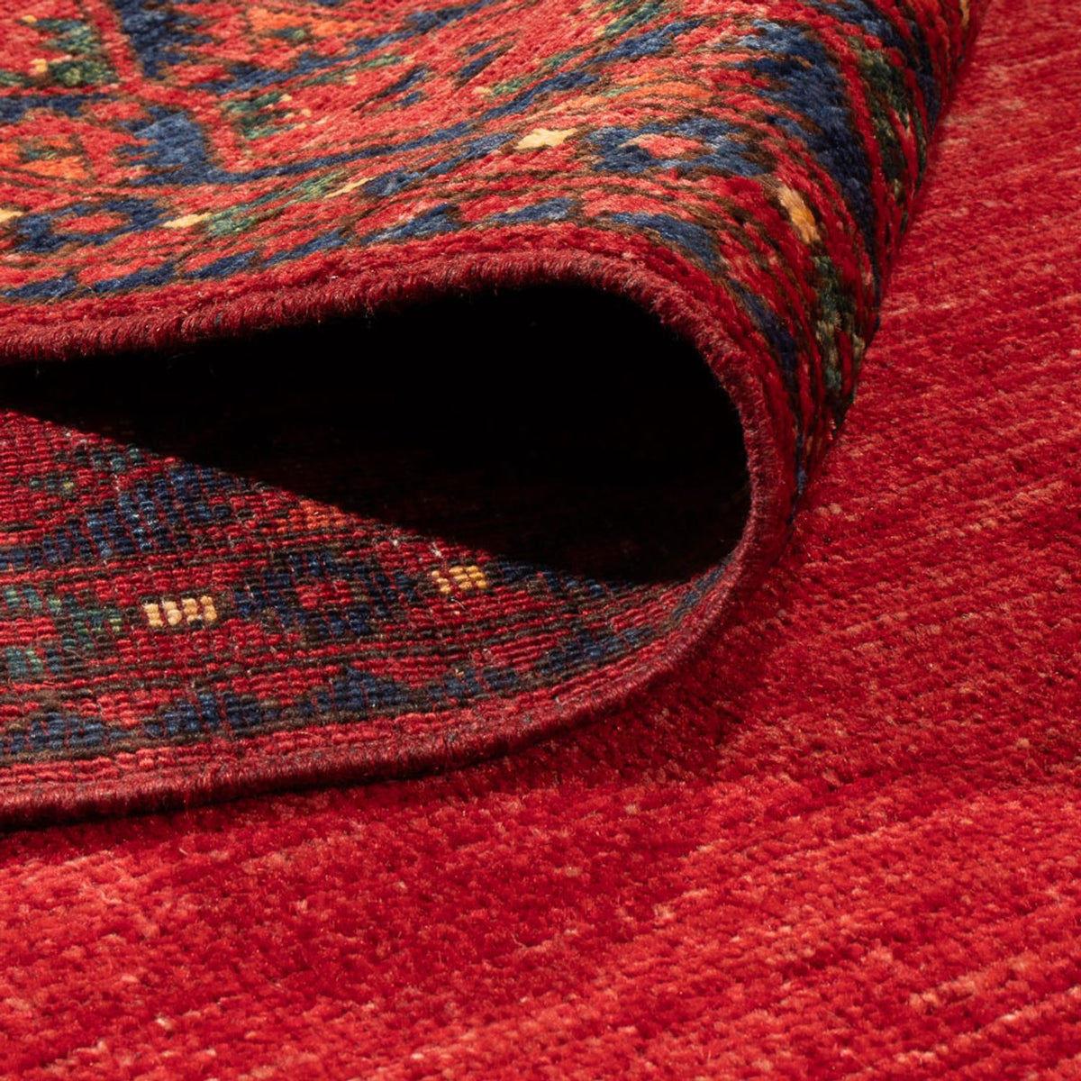 Tapis afghan - 301 x 255 cm - rouge