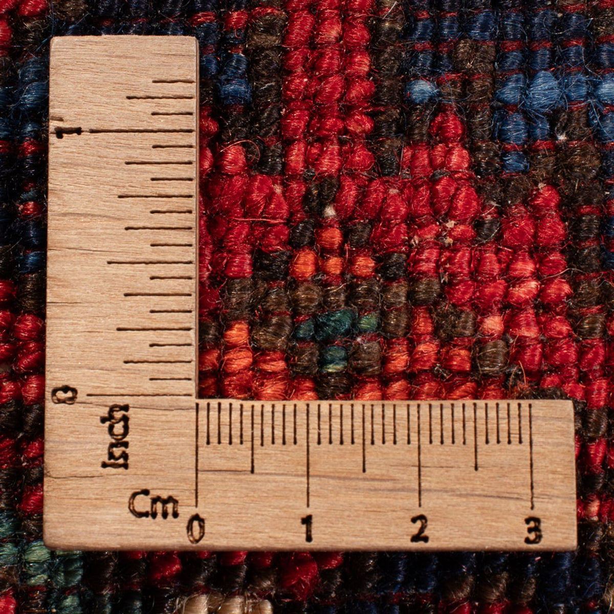 Tapis afghan - 300 x 251 cm - rouge