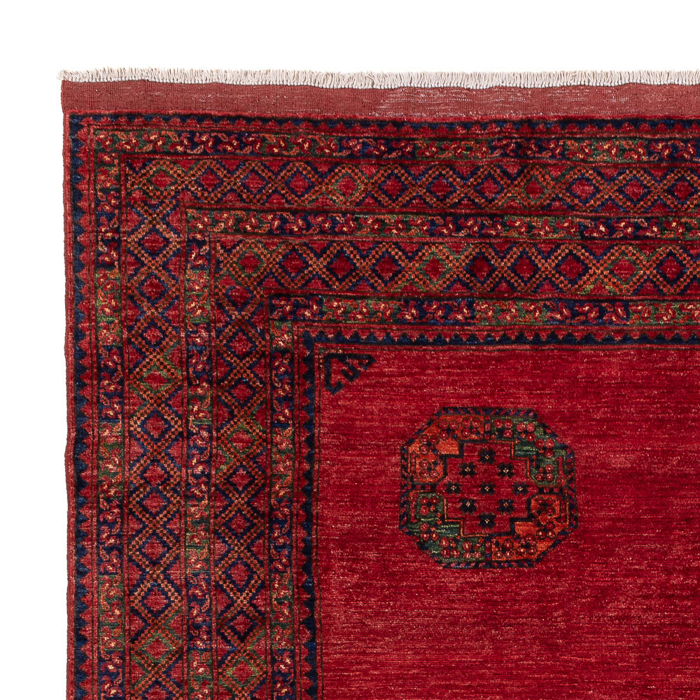 Tapis afghan - Kunduz - 312 x 258 cm - rouge