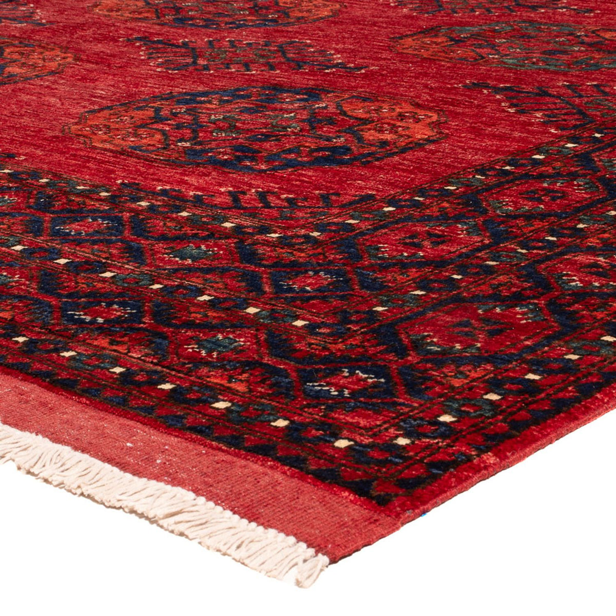 Tapis afghan - 298 x 256 cm - rouge