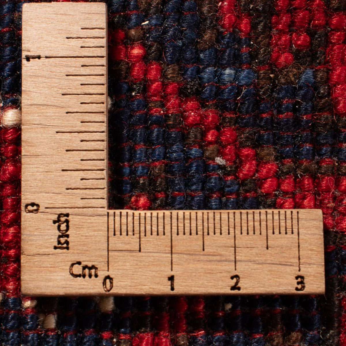 Tapis afghan - 298 x 256 cm - rouge