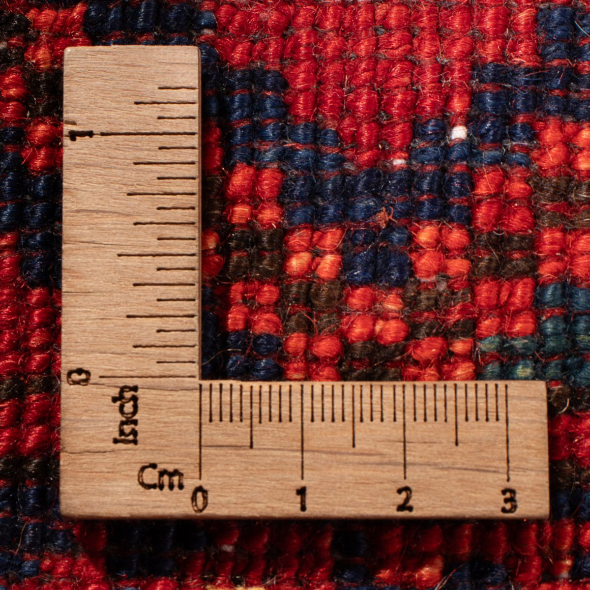 Tapis afghan - 297 x 256 cm - rouge