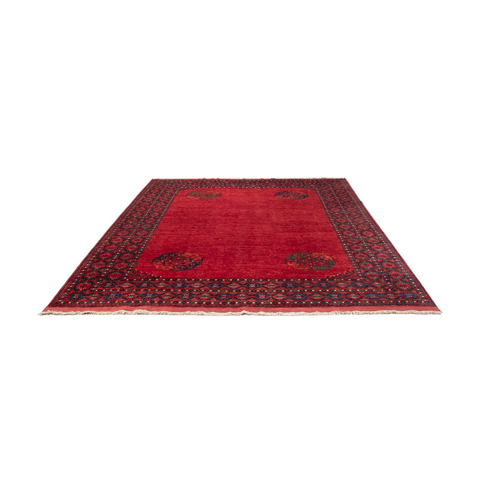 Tapis afghan - Kunduz - 313 x 259 cm - rouge