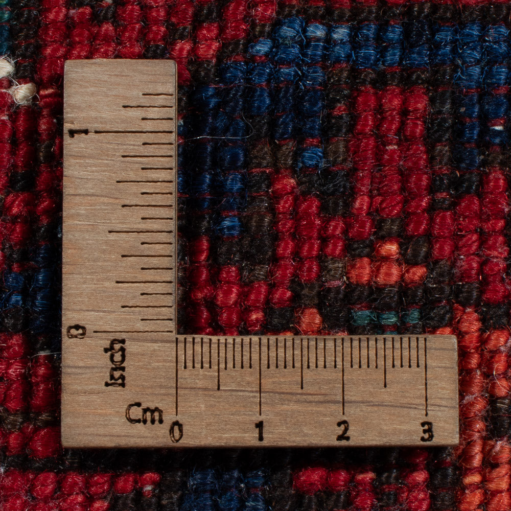 Tapis afghan - Kunduz - 313 x 259 cm - rouge