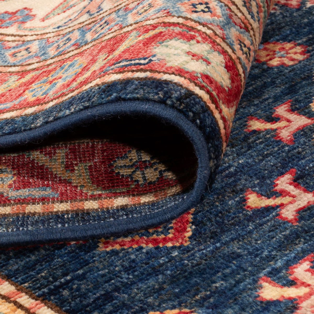 Tapis Ziegler - Kazak - 301 x 246 cm - bleu foncé