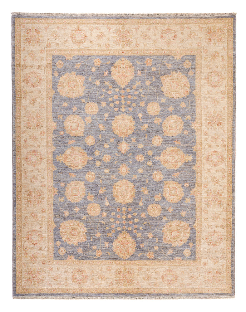 Tapis Ziegler - 199 x 156 cm - bleu pétrole