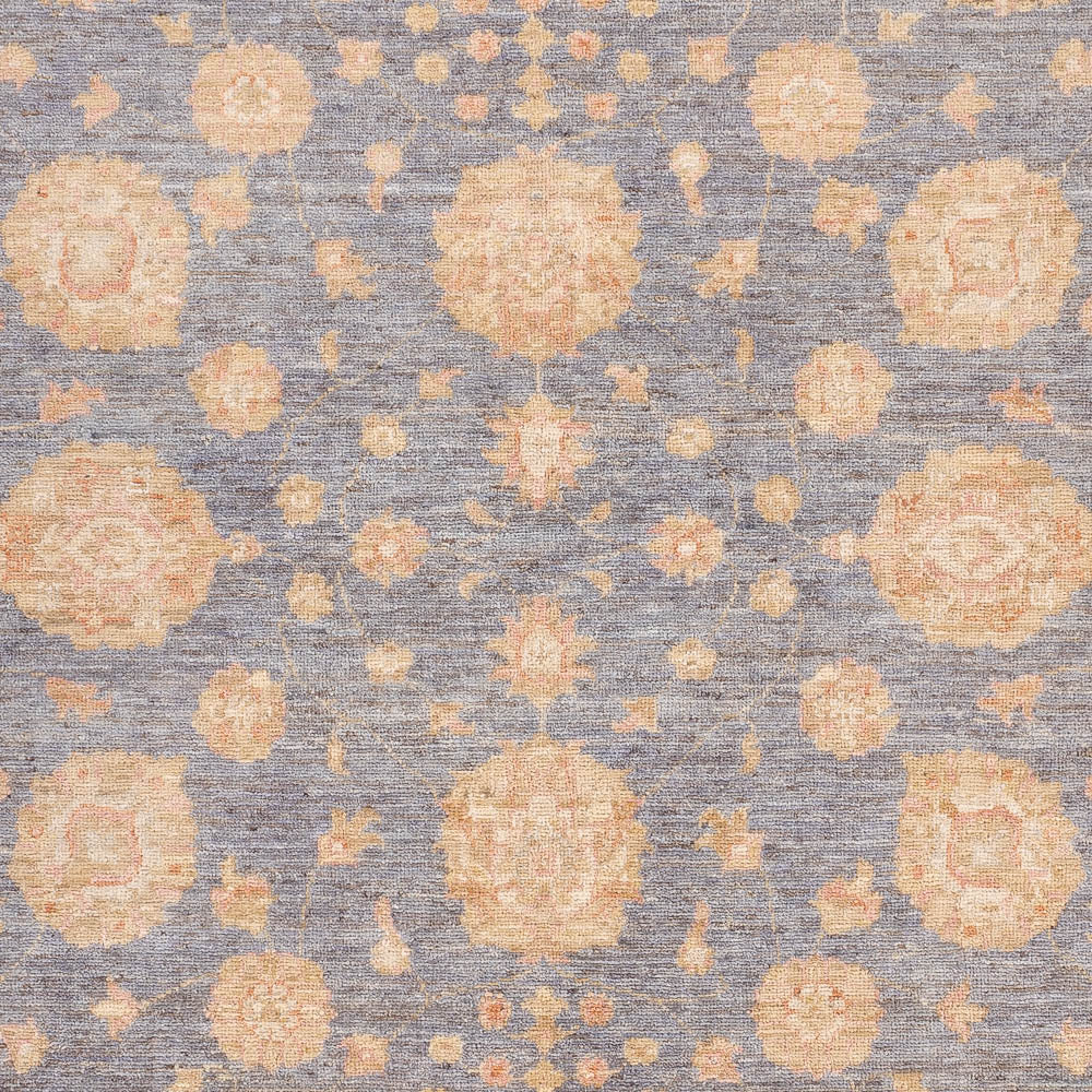 Tapis Ziegler - 199 x 156 cm - bleu pétrole