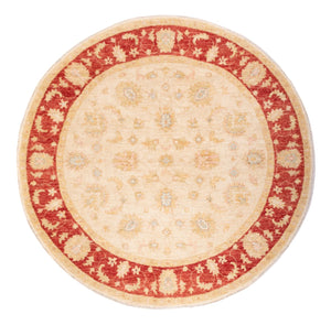 Tapis Ziegler ronde  - 201 x 198 cm - beige