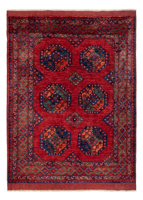 Tapis afghan - Kunduz - 199 x 149 cm - rouge
