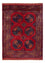 Tapis afghan - Kunduz - 199 x 149 cm - rouge