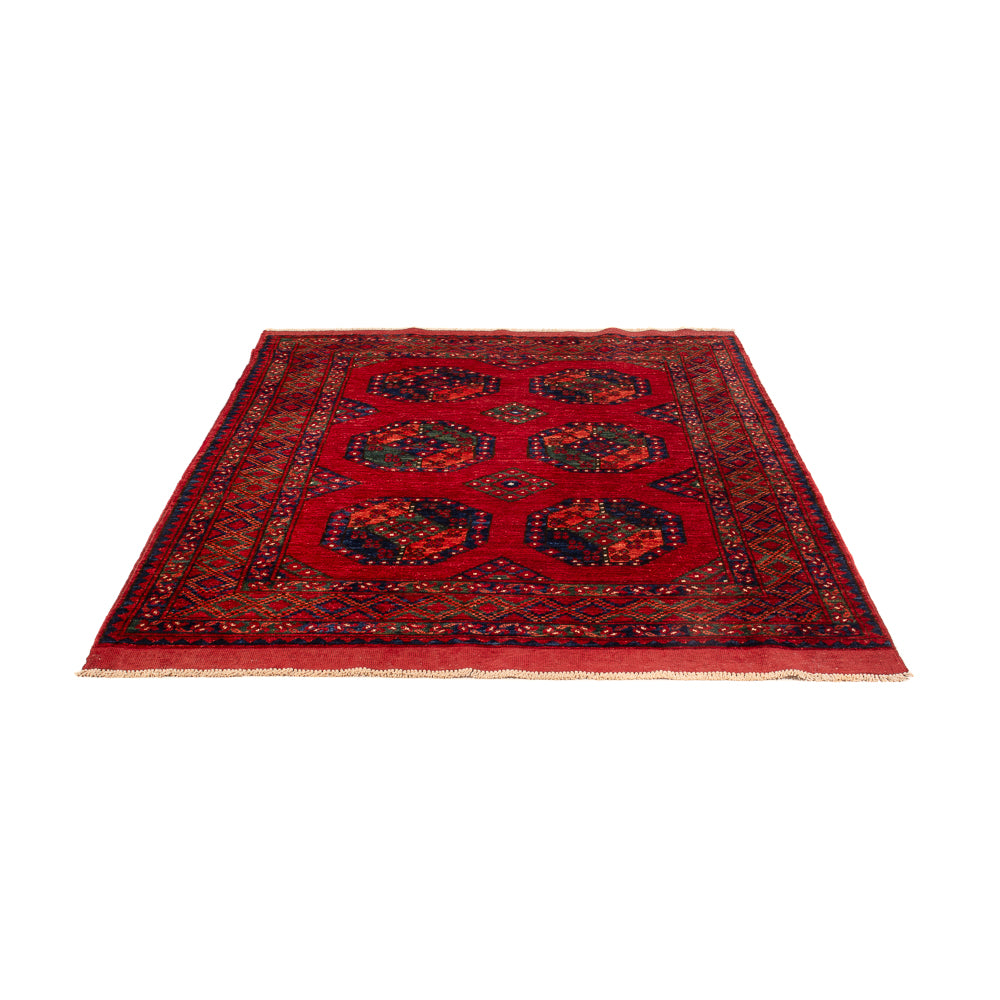 Tapis afghan - Kunduz - 199 x 149 cm - rouge