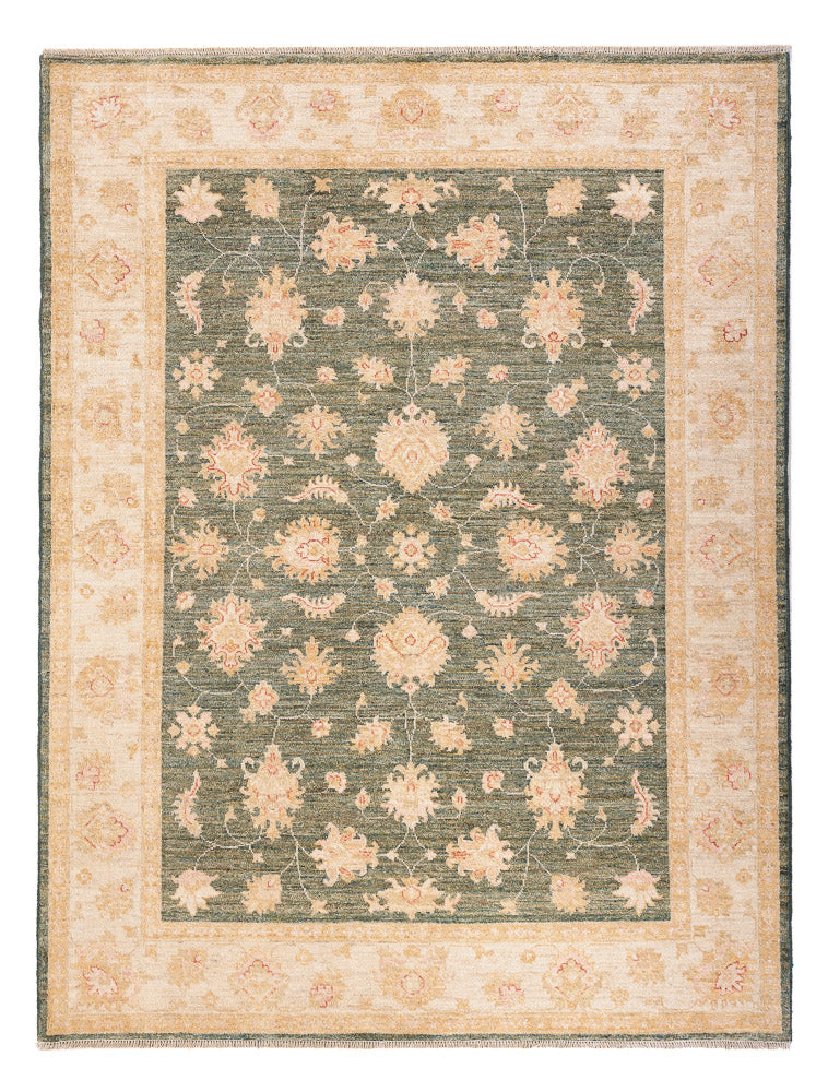 Tapis Ziegler - 202 x 155 cm - vert olive