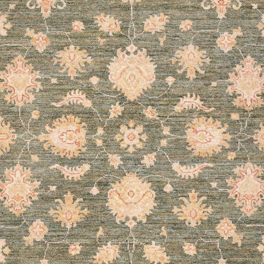 Tapis Ziegler - 202 x 155 cm - vert olive