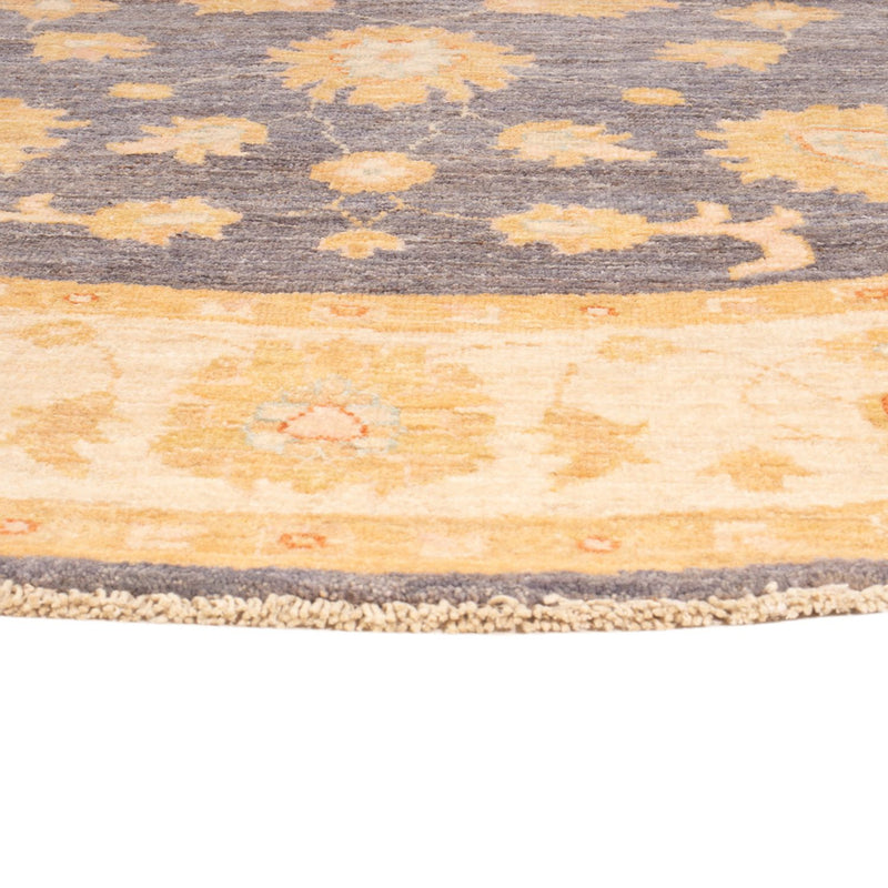 Tapis Ziegler ronde  - 198 x 196 cm - bleu de mer