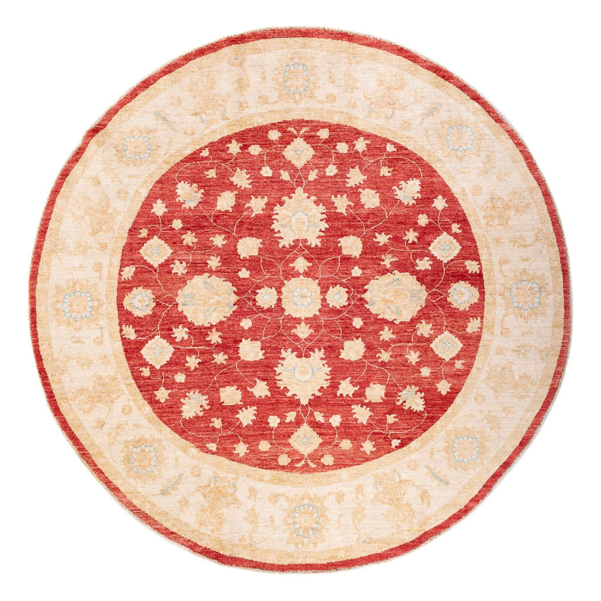 Tapis Ziegler ronde  - 201 x 200 cm - rouge