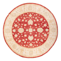 Tapis Ziegler ronde  - 201 x 200 cm - rouge