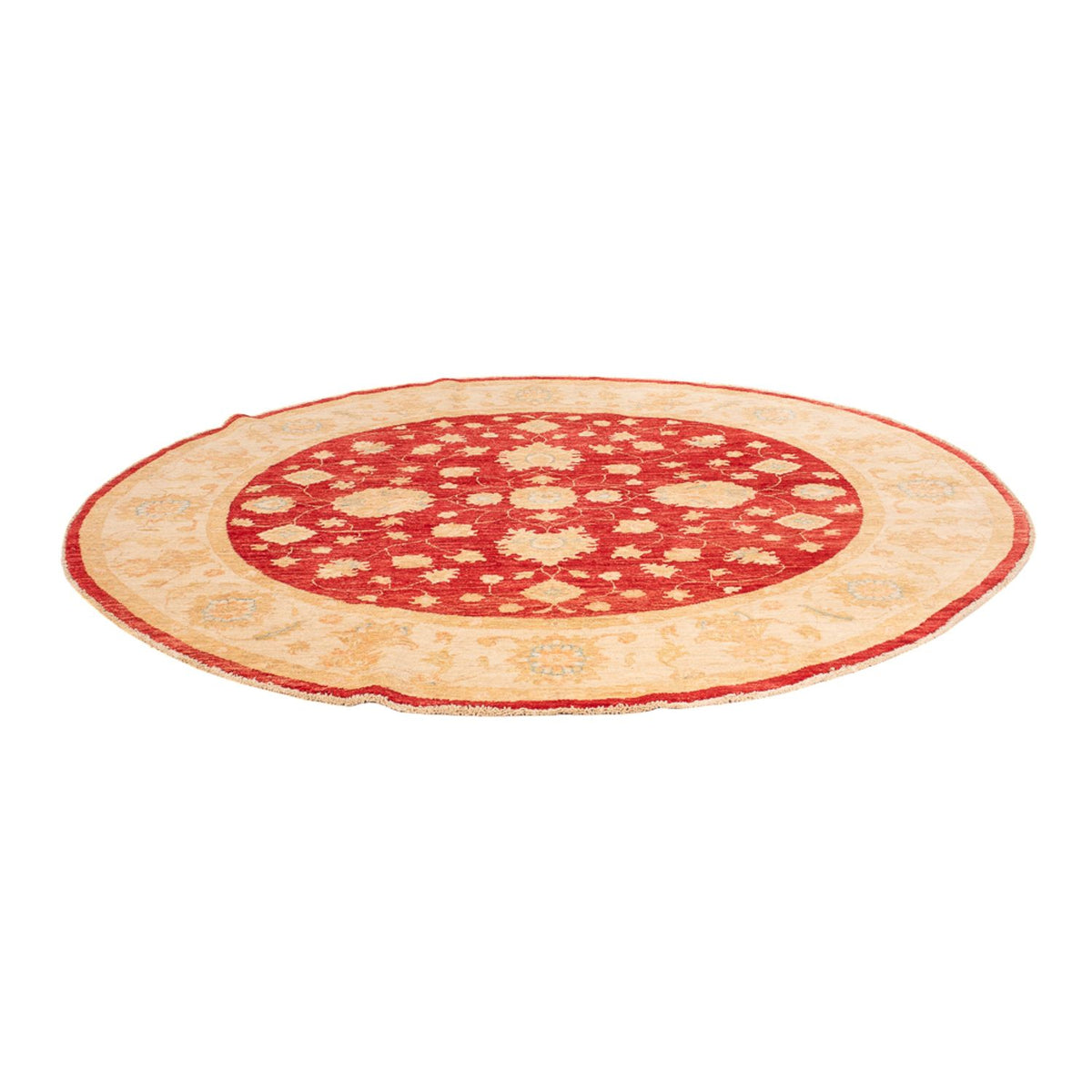 Tapis Ziegler ronde  - 201 x 200 cm - rouge