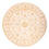 Tapis Ziegler ronde  - 202 x 200 cm - beige