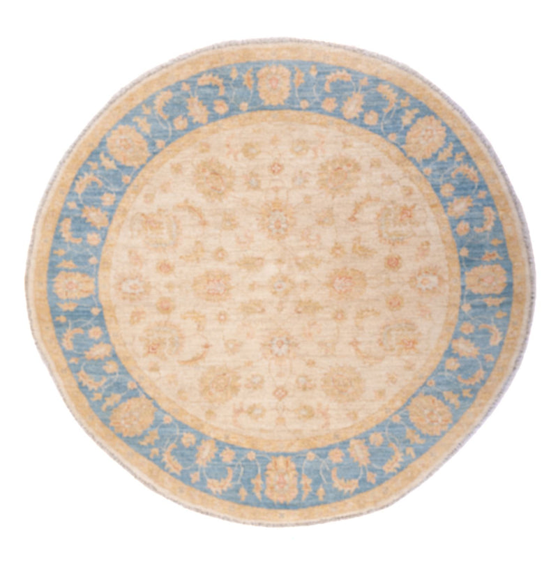 Tapis Ziegler ronde  - 149 x 145 cm - beige