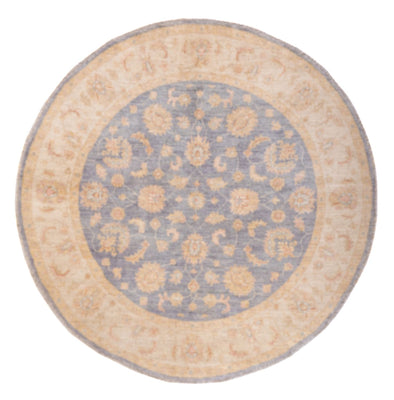 Tapis Ziegler ronde  - 146 x 146 cm - bleu de mer